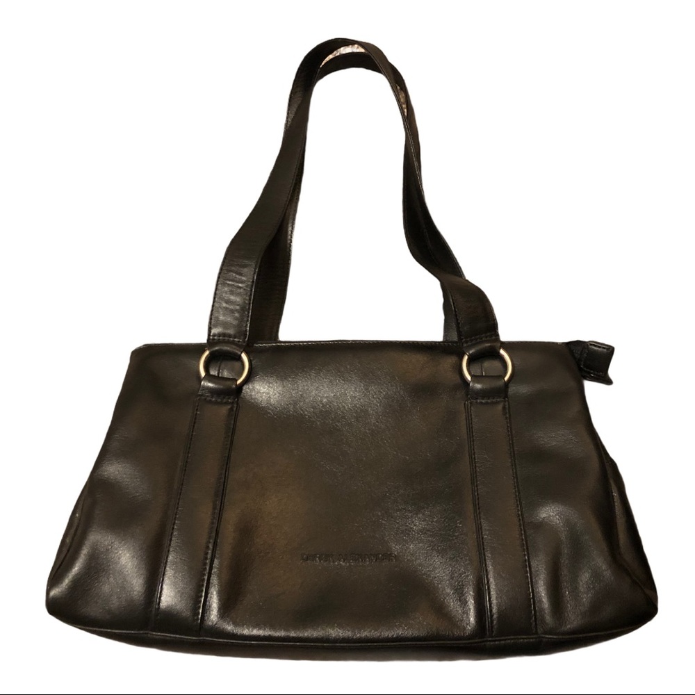 Derek Alexander | Black Leather Tote Bag